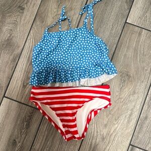 Cat & Jack two piece Americana swim